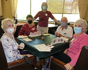 Stoneridge Creek Pinochle players